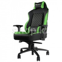 Кресло игровое компьютерное Thermaltake Tt eSports GT Comfort C500 Gaming Chair, Black-Green