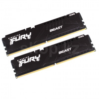 DDR-5 DIMM 32 GB 5600 MHz Kingston Fury Beast, 2x 16 GB Kit, BOX (KF556C40BBK2-32)