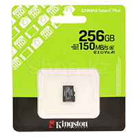 Карта памяти Micro SDXC 256Gb Kingston Canvas Select Plus, Class 10 UHS-I U1