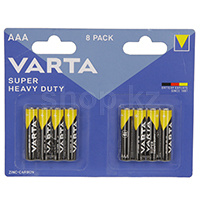 Батарейка Varta AAA R03P Super Heavy Duty, 1.5V 8 дана, батареясы
