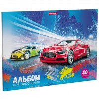Альбом для рисования ErichKrause 43361 Автосияние, 40 листов