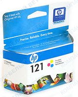 Картридж HP CC643HE No 121, color