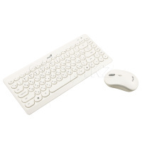 Клавиатура Genius LuxeMate Q8000, White, USB + Мышь