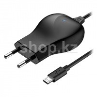 Зарядное устройство OLMIO Travel для micro USB устройств, сеть, Black