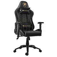 Кресло игровое компьютерное Cougar Outrider Royal, Black-Gold