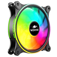 Wintek 1298-B-12 ARGB (6P), 12cm, Black корпусына арналған желдеткіш