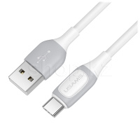 USB Type-C Usams US-SJ596, 1m, White интерфейс кабелі