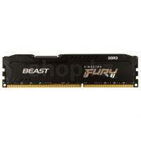 DDR-3 DIMM 8 GB 1600 MHz Kingston Fury Beast, Black, BOX (KF316C10BB/8)