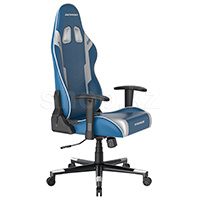 Кресло игровое компьютерное DXRacer Prince P132-BW, White-Blue