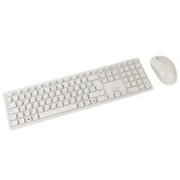 Клавиатура Dell KM5221W, White, USB + мышь