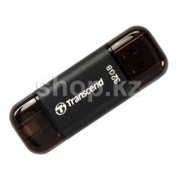 USB Флешка 32GB Transcend JetDrive Go 300K for iPod/iPhone/iPad, USB 3.1, Black