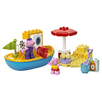 Конструктор Lego, Duplo: Путешествие Свинки Пеппы на кораблике