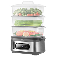 Пароварка Kitfort КТ-6280, Steel