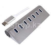 USB HUB 7-port USB 3.0 VCom DH317, Silver