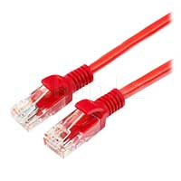 Patch cord RJ-45 5е cat Cablexpert PP12-1.5M/R, UTP, 1.5m, Red