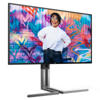 Монитор 28" AOC U27U3CV, Black-Grey