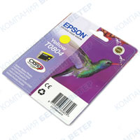 Картридж Epson T08044011, yellow