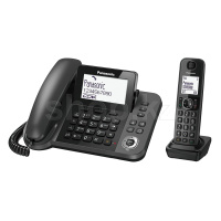 ᐈ Радио-телефон Panasonic KX-TGF310RUM, Black – купить в интернет ...