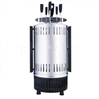 Электрошашлычница Kitfort KT-1405, Black-Steel