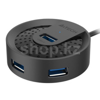 USB HUB 4-port USB 3.0 A4Tech HUB-30C, Black