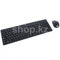Клавиатура HP 200, Black, USB + мышь