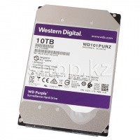 Жесткий диск HDD 10000 Gb Western Digital (WD101PURZ), 3.5", 256Mb, SATA III, Purple