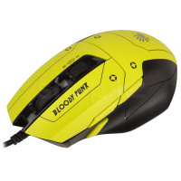 Мышь A4Tech Bloody W70 Max Activated, Punk Yellow, USB