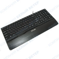 Клавиатура Delux DLK-1882, Black, USB
