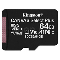 Карта памяти Micro SDXC 64 GB Kingston, Class 10 UHS-I U1 (SDCS2/64GBSP) (SN:2ade6941-a4b4-4209-9578-4c5179f622ba)