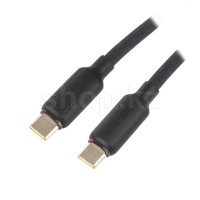 USB Type-C - Type-C Baseus Foamed Silicone Pro Magnetic CB000179, 1m, Cosmic Black интерфейс кабелі