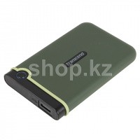 Внешний жесткий диск 1000Gb 2.5", Transcend StoreJet 25M3, Military green