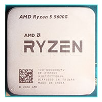 Процессор AMD Ryzen 5 5600G, AM4, OEM (SN:9ADG689P40024)