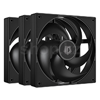 ID-Cooling AS-120-K Trio 12cm, Black корпусына арналған желдеткіш жиынтығы