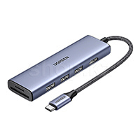 USB HUB 4-port USB Type-C Ugreen CM511, Grey