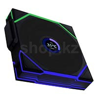 Вентилятор для корпуса Lian Li Uni Fan TL Wireless LCD 120 ARGB, 12cm, Black