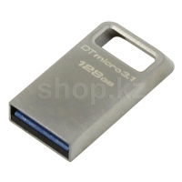 USB Флешка 128 GB Kingston DataTraveler Micro 3.1, USB 3.2, Silver