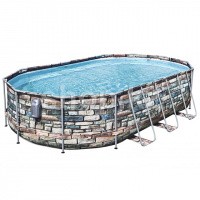 Бассейн каркасный Bestway Power Steel Oval 5611R
