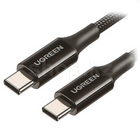 Кабель интерфейсный для USB Type-C - Type-C UGREEN L502 Black, 2m