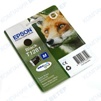 Картридж Epson C13T12814012, black