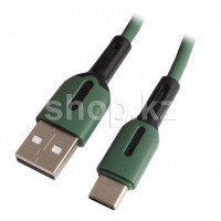 USB Type-C Usams SJ-433, 1m, Dark-Green интерфейс кабелі