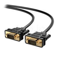 Кабель VGA 15M/15M, экранированный, Ugreen VG101, 1.5m