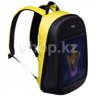 Рюкзак для ноутбука Pixel One с LED-дисплеем, 14", Yellow Sun