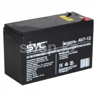 SVC AV7-12, 7Ah/12V UPS батареясы