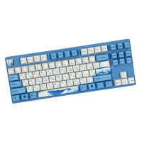 Varmilo Sea Melody VEM87 EC Sakura V2 Switch, Blue, USB пернетақтасы