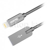 Apple Lightning OLMIO Steely, 1.2m, Grey интерфейс кабелі