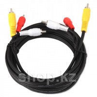 Кабель аудио-видео RCA Ship SH8053, 1.5m, OEM