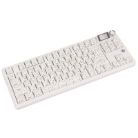 Клавиатура Ajazz AK870 V2, Maillard Switch, White, USB