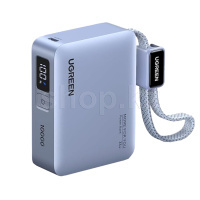 Мобильный аккумулятор Ugreen PB584, 10000 mAh, Gray