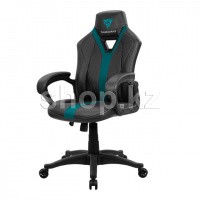Кресло игровое компьютерное ThunderX3 YC1-BC, Black-Cyan