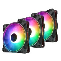 DEEPCOOL CF120 Plus ARGB 3in1 Kit, Black корпусына арналған желдеткіш жиынтығы